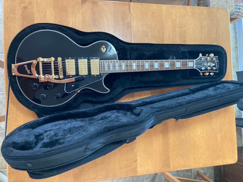 Burny RLC-85 JP Black with SKB deluxe gigbag | Reverb