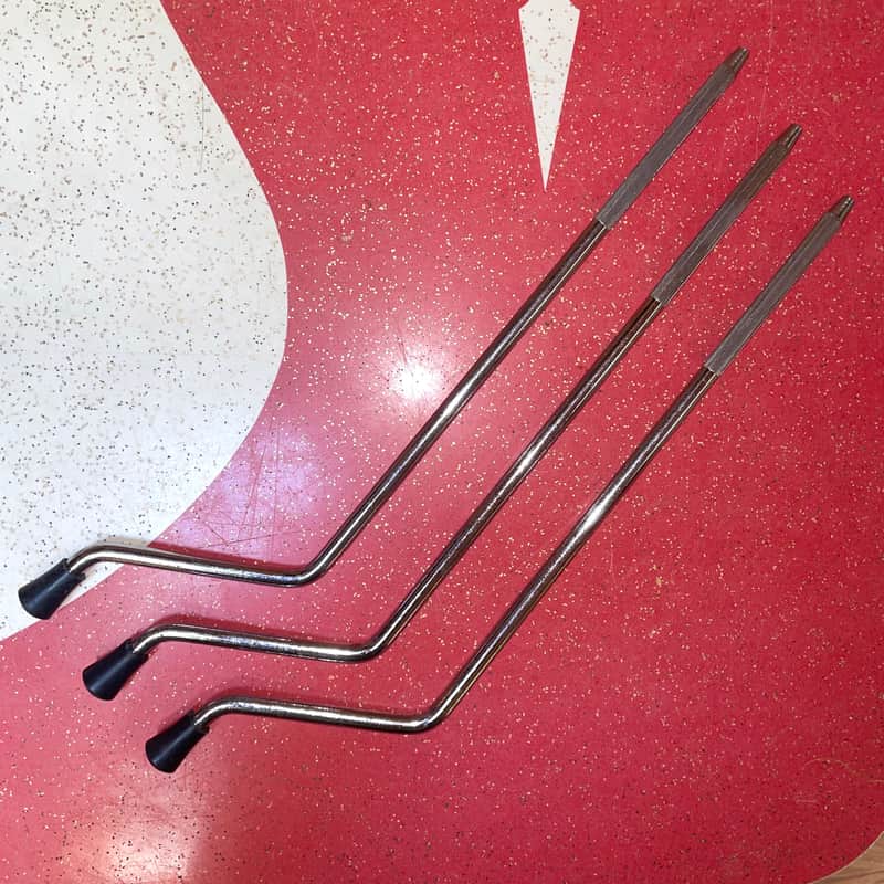 Set of 3 Vintage 17" Ludwig 60’s / 70’s Floor Tom Drum Legs! image 1