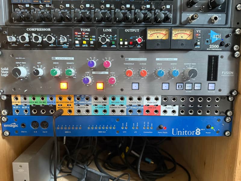 Solid State Logic Fusion Rackmount Audio Processor 2018 - Present - Black image 1