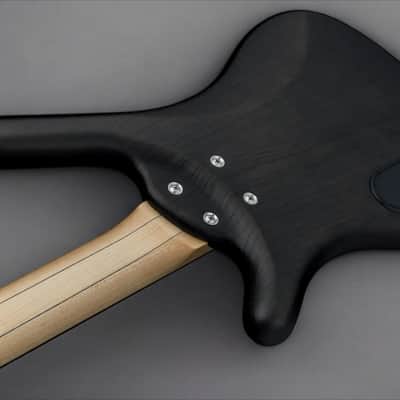 Warwick RockBass Corvette $$, 4-String, Fretless - Nirvana Black Transparent Satin image 3