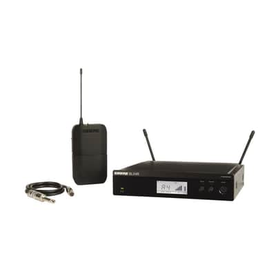 Shure BLX14 Bodypack Guitar or Bass Wireless System, H10:542.125-571.800 MHz, Includes BLX4R Rack Mount Receiver, BLX1 Bodypack Transmitter, WA302 Ins image 5