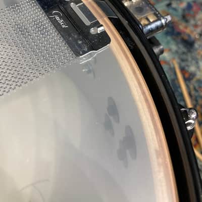 Gretsch - 14x5", Vineyard Custom Snare Drum, Signed by Fred Gretsch! 2006 - Yellow, Black Hardware image 15