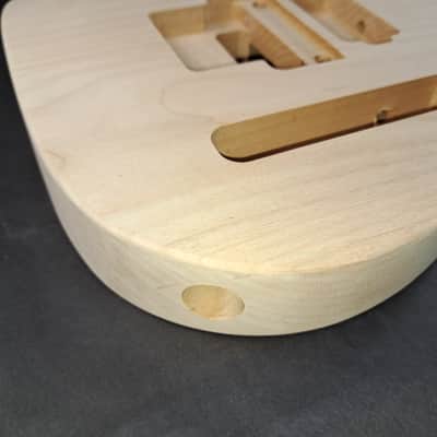 Unfinished Alder HxS body - Tele -for Fender Strat Stratocaster neck Floyd Rose J2512 image 2