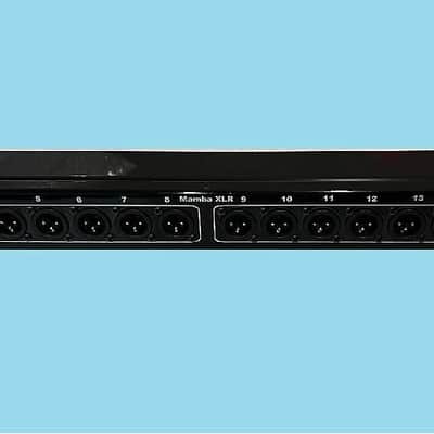 Mamba 16 XLR Combo (XLR/TRS/TS) to 16 Combo XLR Patch Bay 1RU | Reverb