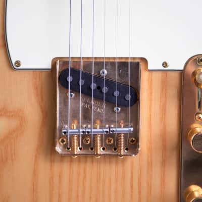 Fender American Deluxe Professional Telecaster Ash with Maple Fretboard 2011 - 2016 - Natural Blonde W/Gold Hardware image 9
