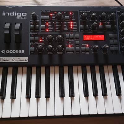 Access Virus Indigo 2 REDBACK LIMITED EDITION only 500 ever made! 37-Key Digital Synthesizer 2010s Black with signature image 6