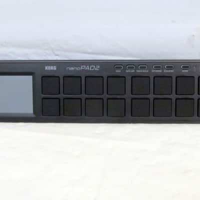 Mint Korg nanoPAD2 Slimline USB MIDI Drum Pad Controller Black Mint in Box image 1