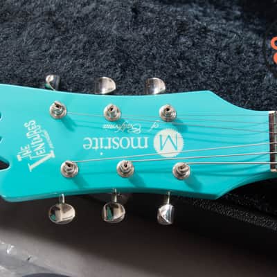2000s Mosrite Ventures Model Super Custom ’65 Surf Green OHSC image 3
