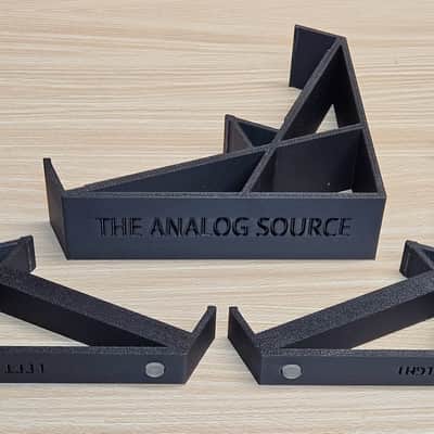 The Analog Source 2 Tier Quad Mount Angled Desktop Stand Holds 4 Korg Volca Beats Bass FM Keys Nubass Loop Mix Sample Synthesizer Mixer Drum Rhythm Machine Sampler image 8