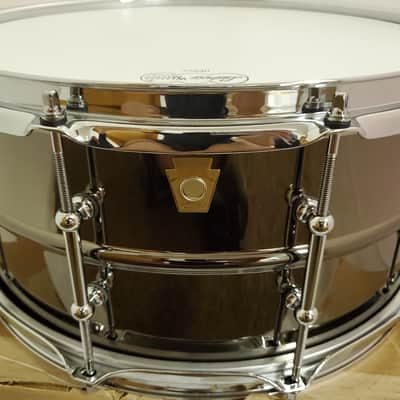 Ludwig *Pre-Order* Black Beauty 6.5x14" Smooth Shell Brass Snare Drum w/Tube Lugs | LB417T | NEW | Made in USA | Special Order | Authorized Dealer image 4