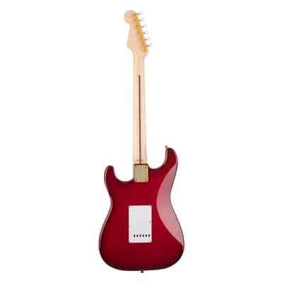 Used Fender Richie Kotzen Stratocaster - Transparent Red Burst w/Maple FB image 8