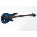 Schecter Guitar Research C-4 Silver Mountain 4-String Limited-Edition Electric Bass Regular Corrosive Cobalt
