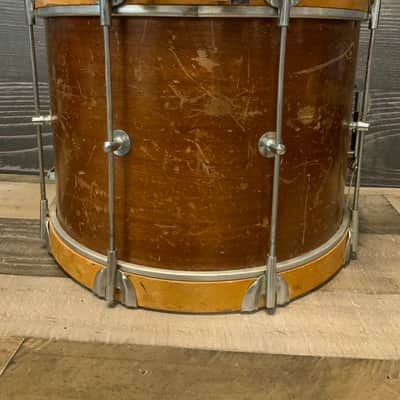 Vintage Rogers 14” Wood Marching Parade Snare Drum image 3