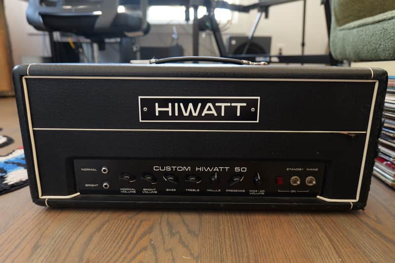 1982 Hiwatt Custom 50 DR504 Black image 1