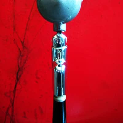 Vintage 1940's Astatic N-80S Crystal microphone High Z w Astatic E6G stand harp mic HAM radio 10C 10D image 8