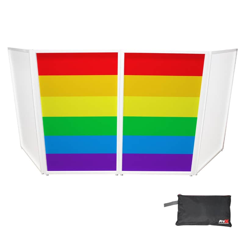 ProX XF-SRNBW Gay Pride LGBTQ Rainbow Design Facade Scrim Set of Two image 1