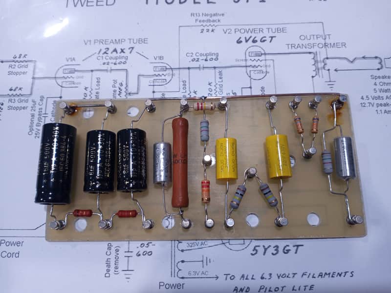 Fender 5F1 Circuit Board image 1