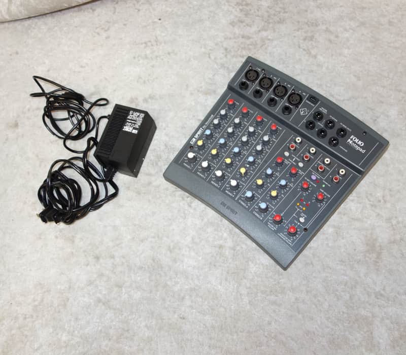 Soundcraft Spirit Folio Notepad mixer with box and power supply