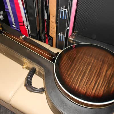 Morgan Monroe Appalachia Gold-Plated Banjo with mother of pearl inlay, 1990 image 7