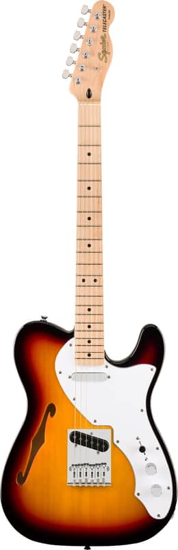 Squier Affinity Series Telecaster Thinline 3-Color Sunburst image 1