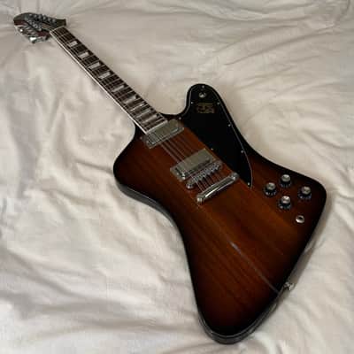 One of a Kind Gibson Firebird V-12 Custom Modified 12-String Guitar - Vintage Sunburst - Free Pro Setup image 14