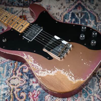 2025 Fender Custom Shop Ltd Tele Custom Heavy Relic Aged Twilight Sky image 11