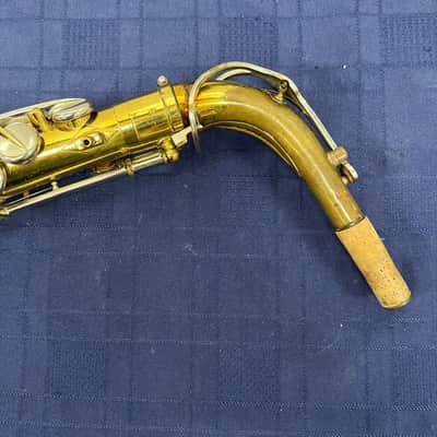 Vintage Martin Busine Alto Sax Saxophone with Original Case Made in the USA for Parts or Repair 1919 image 11