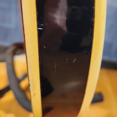 Vintage 1960s Ventura Semi-Hollow Electric Guitar Sunburst image 12
