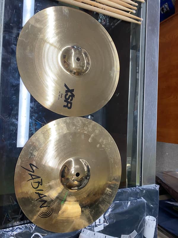 USED Sabian XSR 14" Hihats image 1