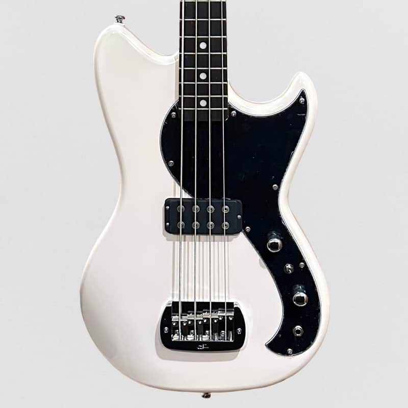 G&L Tribute Series Fallout 4 String Short Scale Electric Bass Guitar - Olympic White image 1