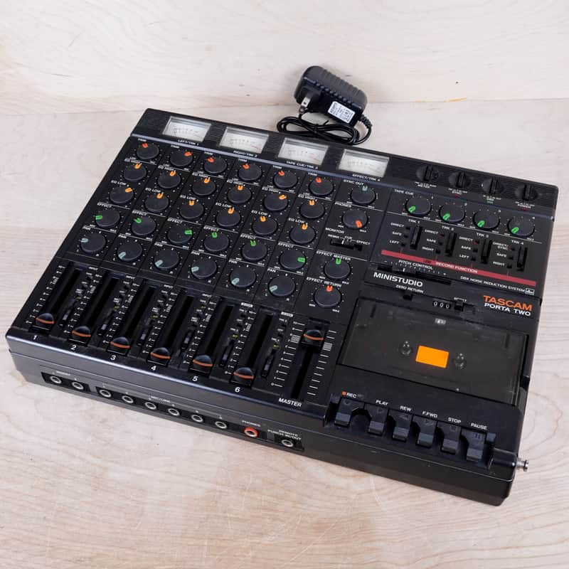 TASCAM Porta Two Ministudio 4-Track Cassette Recorder 1980s - Gray - Transport Issues image 1