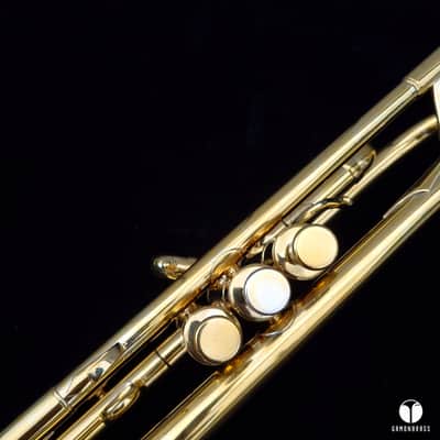 Kanstul Burbank 3 California   trumpet made by Kanstul mouthpiece case Reeves gamonbrass image 12