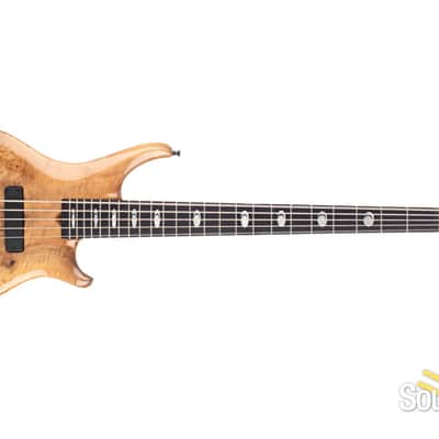 Roscoe SKB Burl Myrtle 5-String Bass #5600 - Used image 7