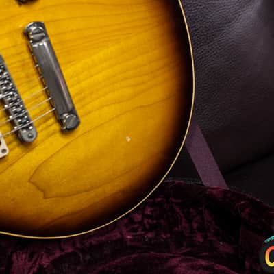 Gibson Les Paul Standard Custom Shop Slash Signature Piezo 2003 SL 055 - 1200 First Run Tobacco burst -VIDEO- image 6