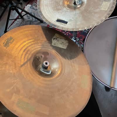 Zildjian 14" A Custom Mastersound Hi-Hat Cymbals (Pair) 1999 - Present - Brilliant image 4