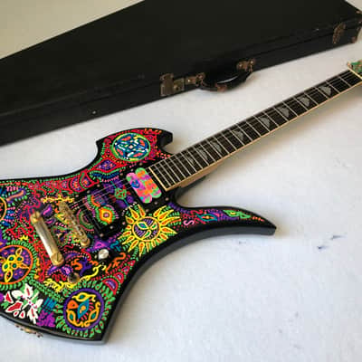 SALES*Fernandes MG Electric Guitar(松本秀人モデル)Hide Matsumoto Collection X-Japan Black and Hand-painted image 4