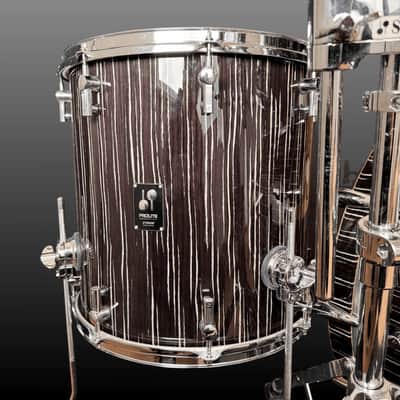 Sonor ProLite Ebony White Stripes Drumset 2012-2025 - Ebony White Stripes image 5