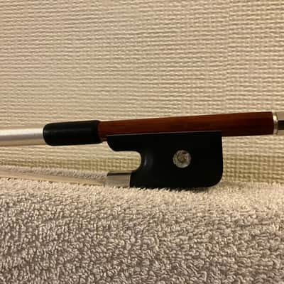 GB Bows Brazilwood - Natural - Double Bass French Bow - New Hair. Open To Offers image 13