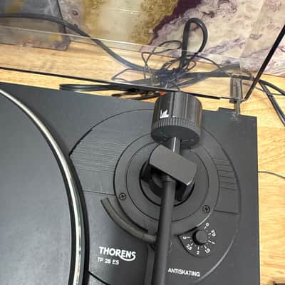 Thorens TD 280 Black Made In Germany turntable Anti Skating Tone Arm Audiophile image 6