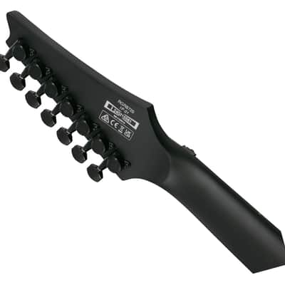 Used Ibanez RGRB720BKF RG Iron Label 7-String Guitar - Black image 5