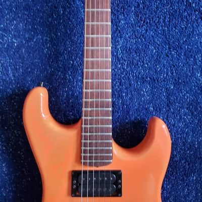 Kramer Customized Parts, Carrera Neck and Pacer Imperial Body 1983-1985 Header Orange image 2