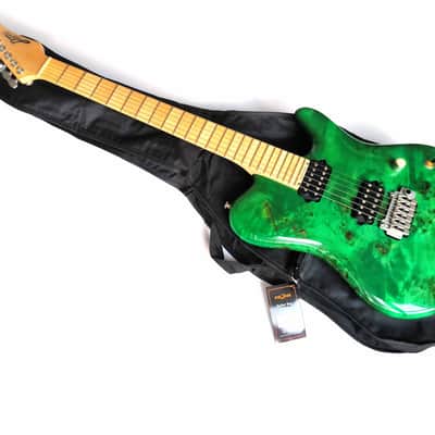 (made in Ukraine) Para Custom One-Piece Poplar Burl '2023 Emerald Green w/GigBag image 9