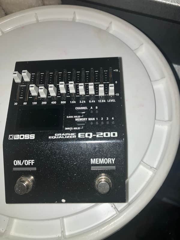Boss EQ-200 Equalizer 2019 - Present - Black image 1