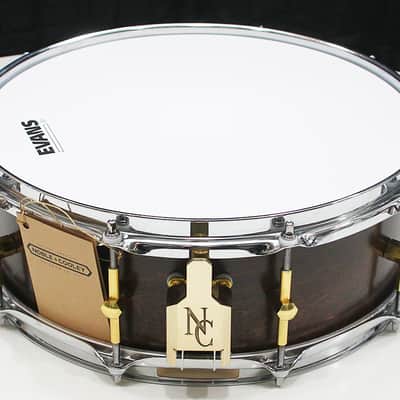 Noble & Cooley Solid Shell Classic Maple 5" x 14" Snare Drum w/ VIDEO! Espresso Satin image 3