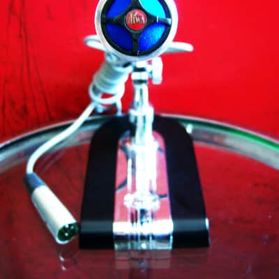 Vintage 1950's Aiwa DM-8 dynamic omni-directional Microphone Hi Z w accessories Calrad Olson Lafayette # 4 image 8