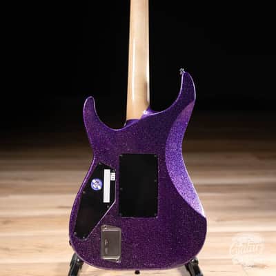 ESP KH-2 Kirk Hammett Signature Custom Shop Guitar – Purple Sparkle image 7