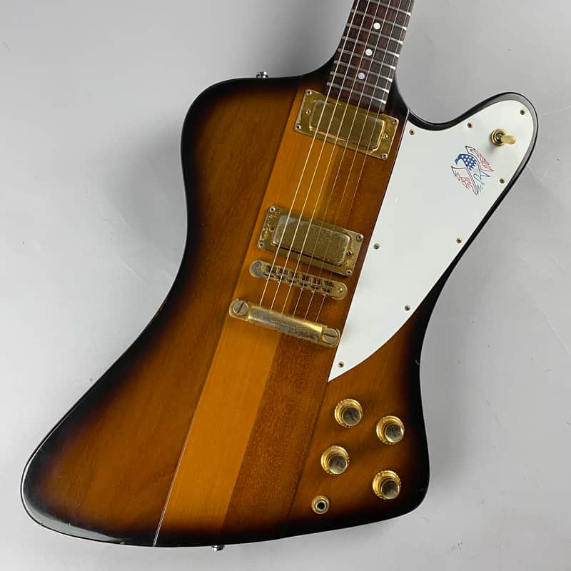 Gibson Bi- Centennial Firebird 1976 Sunburst, Gold Hardware, Great player, Deluxe Hardshell case image 1