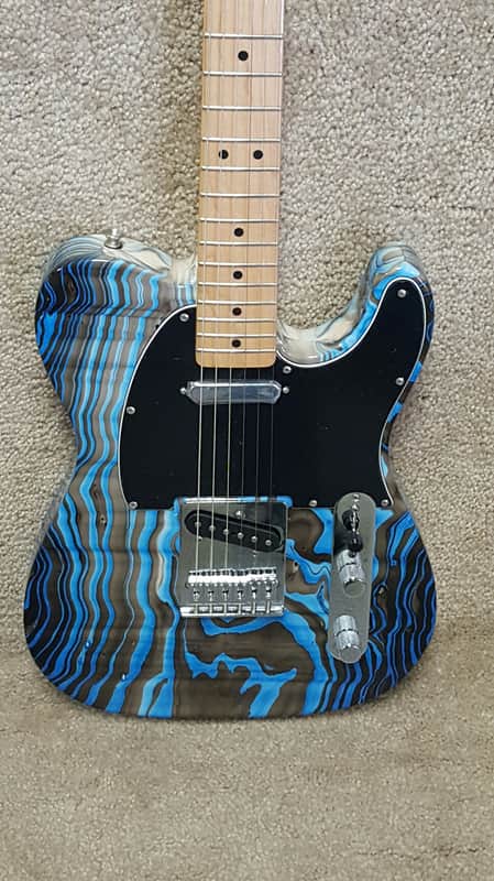Fender Mexican Standard Swirl Telecaster Blue Swirl | Reverb