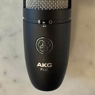 AKG P420 Perception 420 Multi-Pattern Large-Diapraghm Condenser Microphone 2010s - Black image 2