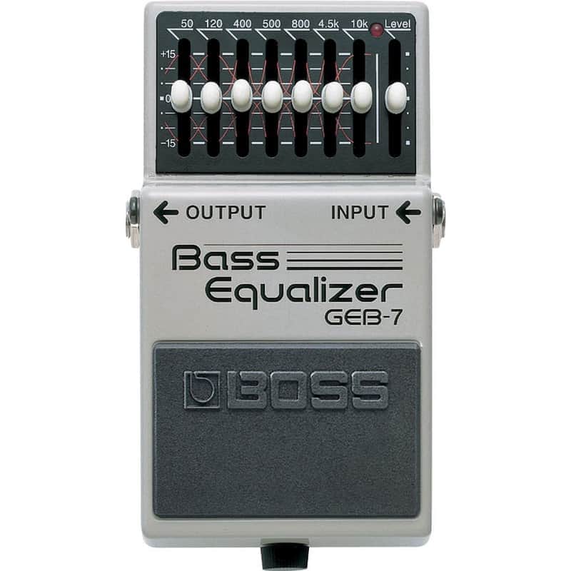 Boss GEB-7 Bass Equalizer Pedal - Gray image 1